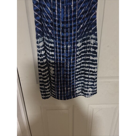 TART Woman's Blue, Black & White Sleeveless Dress - Size Small - Picture 2 of 5